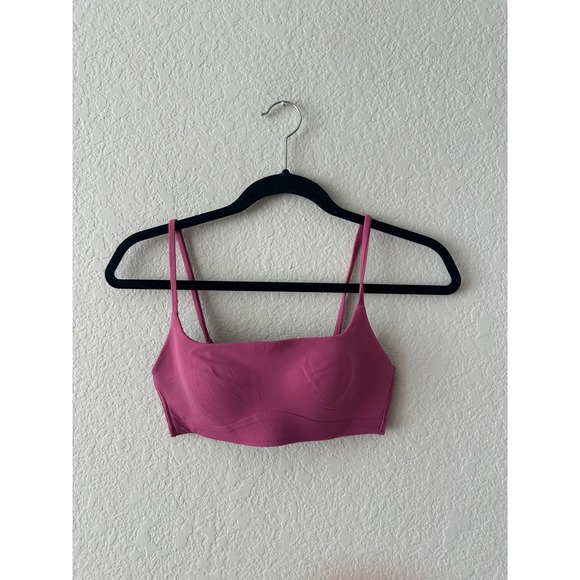 Lululemon Bra Longline Light Support B/C Cup Size 6 Pink - Picture 1 of 4